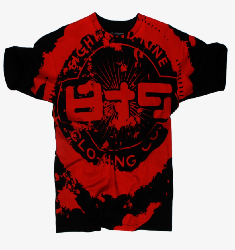 All Over Grunge Logo T Shirt - Illustration, transparent png download