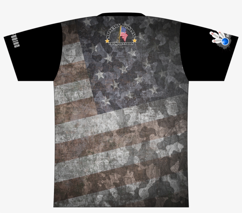 Patriotic Grunge Dye Sublimated Jersey - Polo Shirt, transparent png download