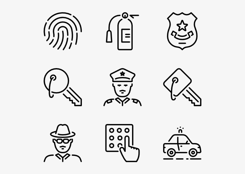 Security - Tech Icons, transparent png download