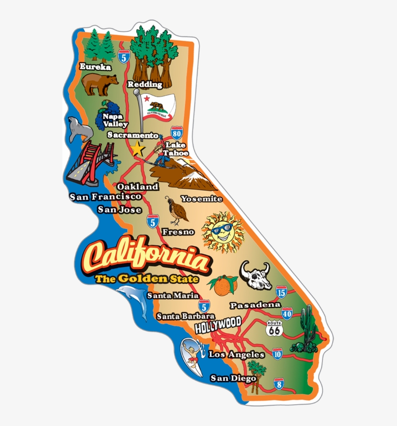 Funny Thing Here - 50 States California, transparent png download