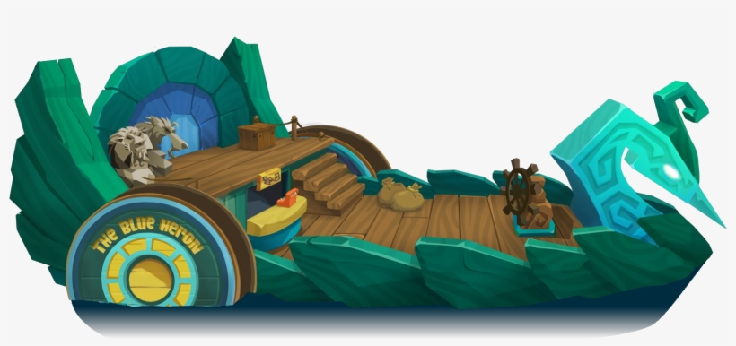 Blue Heron Raw-197 - Inflatable, transparent png download