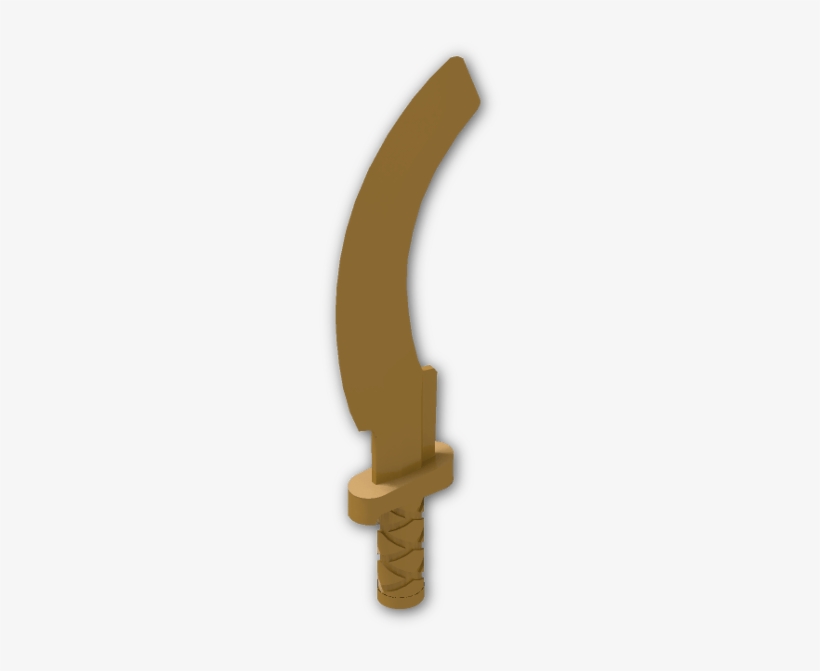 Minifig Sword Khopesh - Weapon, transparent png download