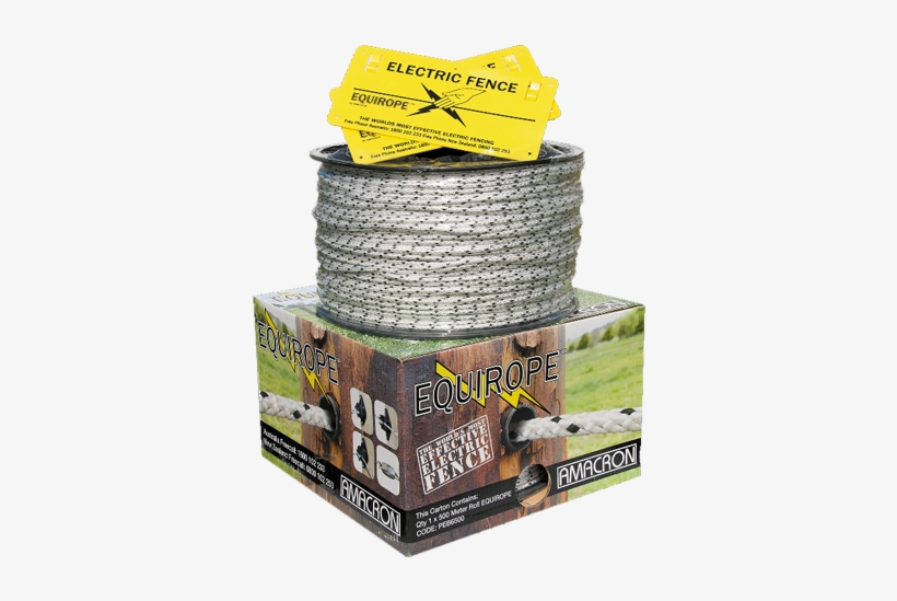 Amacron Equirope Electric Rope White - Electricity, transparent png download