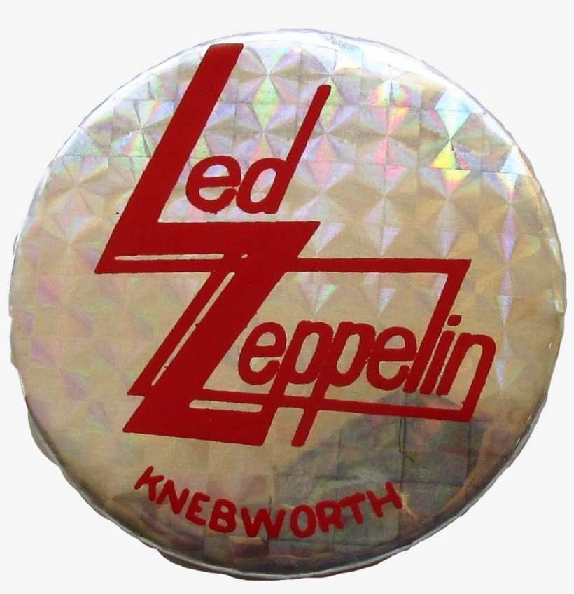 Ledzeppelin Pin Button Rock Rocknroll Freetoedit - Pin-back Button, transparent png download