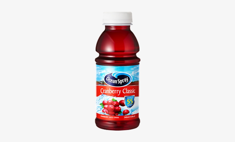오션스프레이 크랜베리 클래식 340ml - Ocean Spray Cranberry Juice, transparent png download