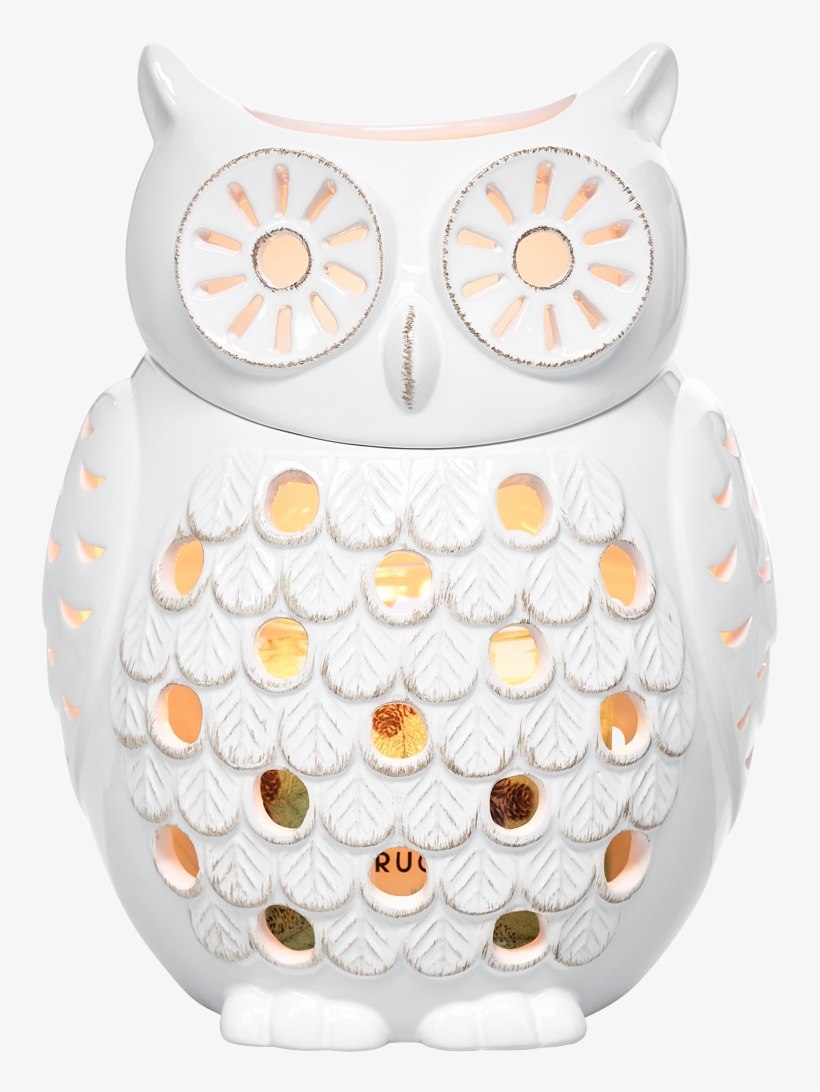 Partylite Snowy Owl Snowglobe Tealight Holder, transparent png download