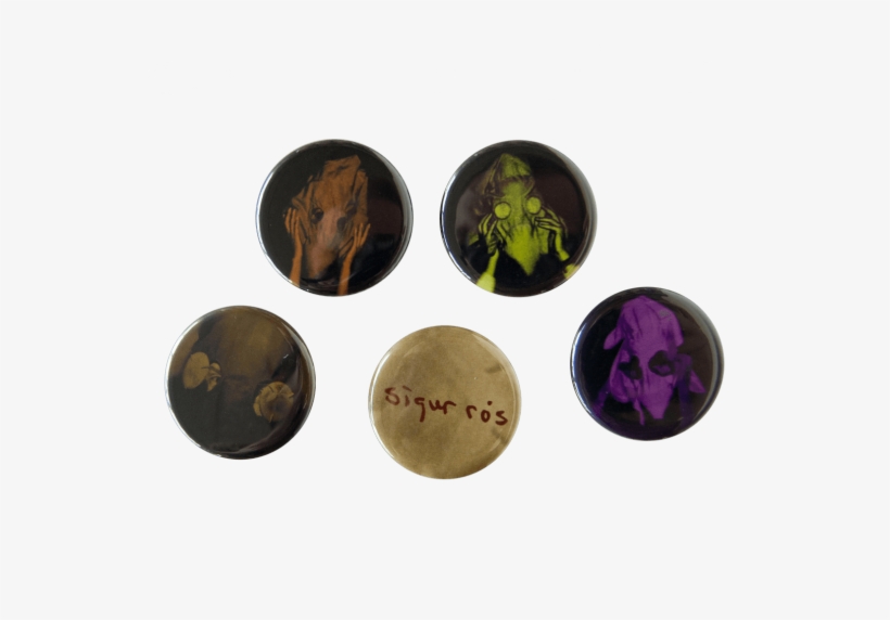 Sigur Rósmask Badge Set - Sigur Ros Pin, transparent png download