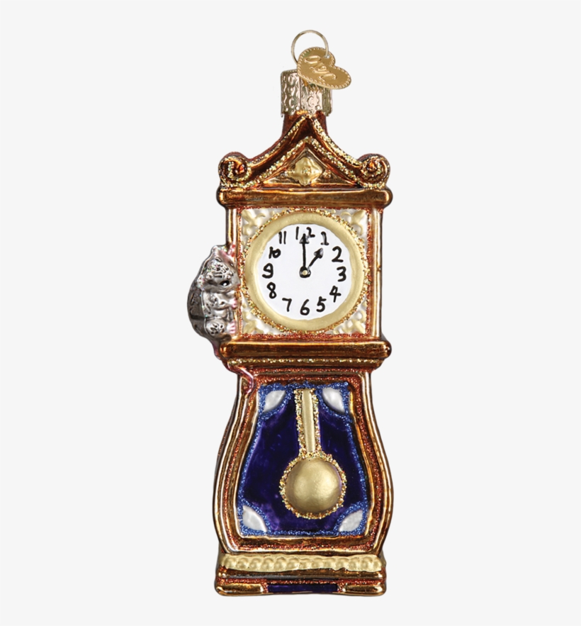 Hickory Dickory Dock Glass Christmas Ornament, Owc-old - Hickory Dickory Dock, transparent png download