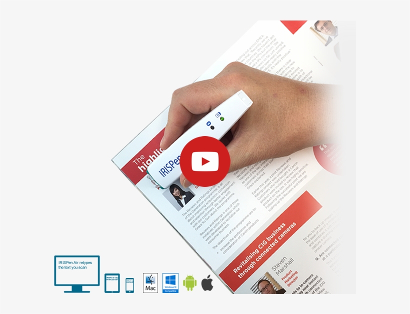 Irispen Air 7 The Digital Highlighter - I.r.i.s. Irispen Air 7, transparent png download