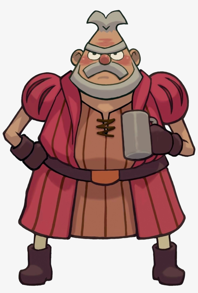 Emil Sandbag - Phoenix Wright Vs Professor Layton Aldente, transparent png download