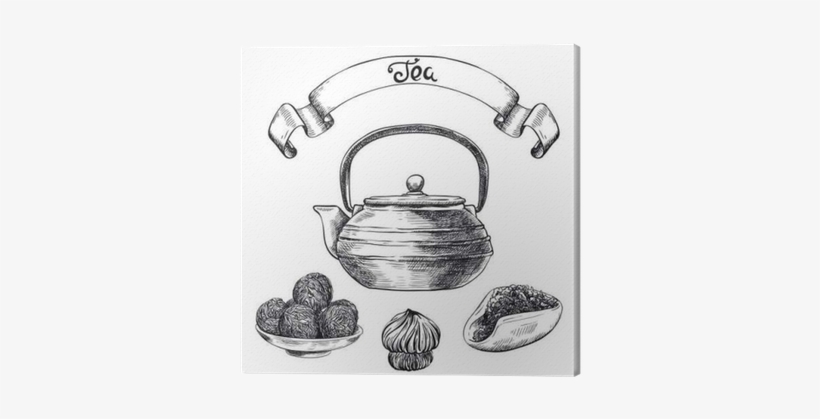 Set Of Vector Sketches Canvas Print • Pixers® • We - Vector Graphics, transparent png download