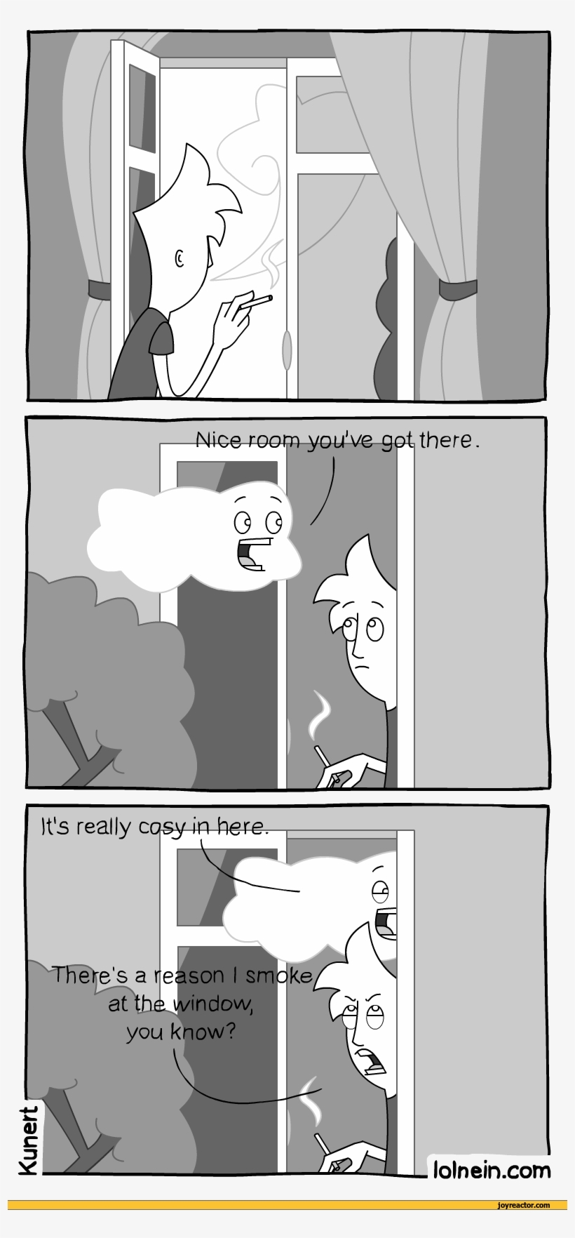 Comics,funny Comics Strips, Cartoons, ,lolnein,smoke,window - Cartoon, transparent png download