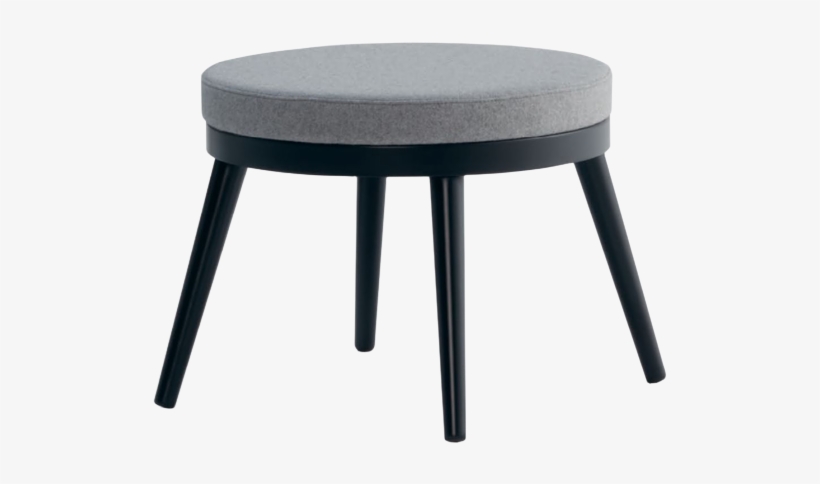 0 In Gray And Black - Footstool, transparent png download