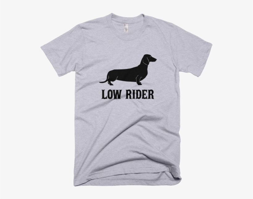 Dachshund Black Low Rider - Gopro T Shirt, transparent png download