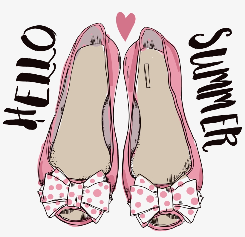 Pink High-heeled Footwear Shoe Illustration - Shoe, transparent png download