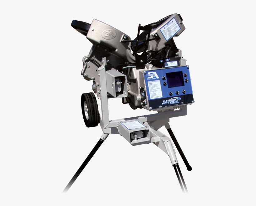 Ehack Attack Electronic Baseball Pitching Machine - Sports Attack E-hack Attack Pitching Machine - Baseball, transparent png download