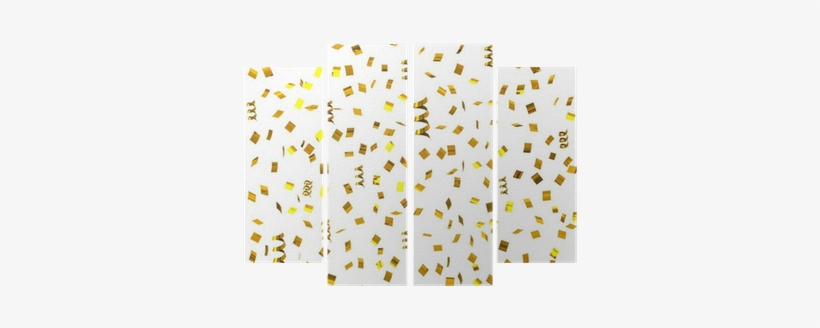 Golden Confetti Quadriptych • Pixers® • We Live To - Pu'er Tea, transparent png download