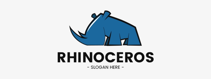 Rhino Logo By Florin Chitic - Save The Rhino Poster, transparent png download