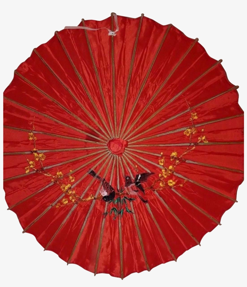 Japanese Vintage Waxed Rice Paper And Bamboo Wagasa - Bamboo, transparent png download