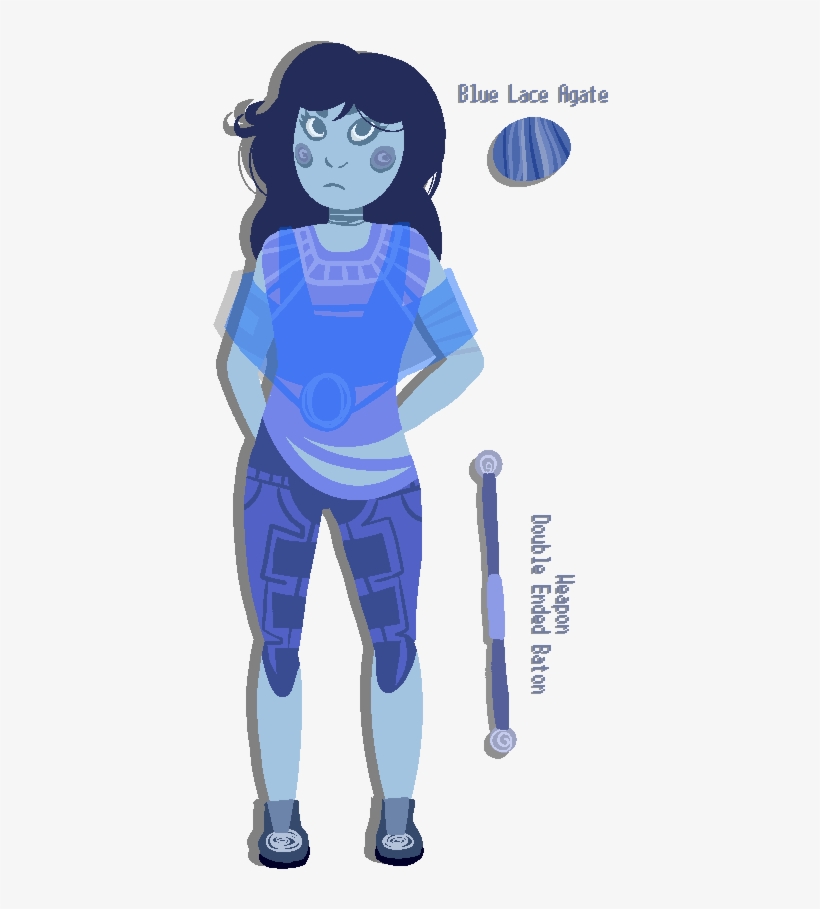 Ref Blue Lace Agate By Gem Prince-d8y0z7a - Cartoon, transparent png download