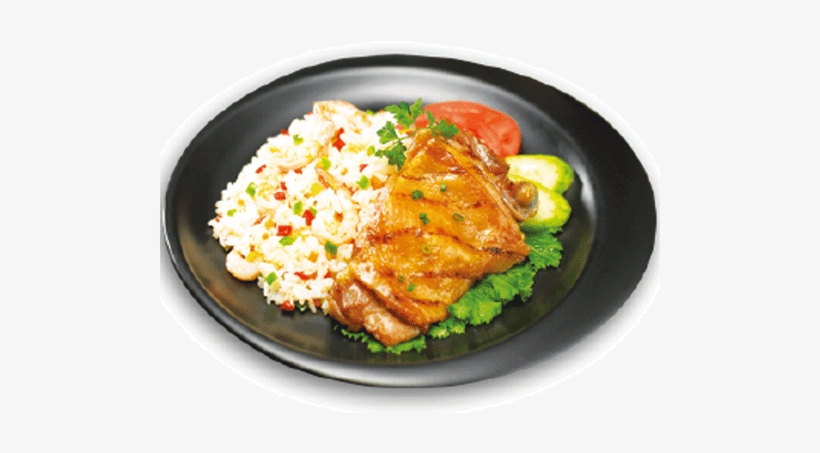 Rice With Chicken Marinated Spices - Bbq Chicken, transparent png download