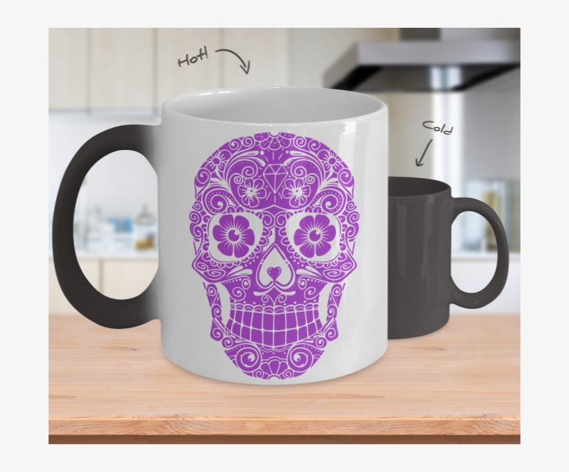 Sale Sugar Skull Color Changing Mug - Golfers Prayer Heat Changing Golf Coffee Mug For Golf, transparent png download
