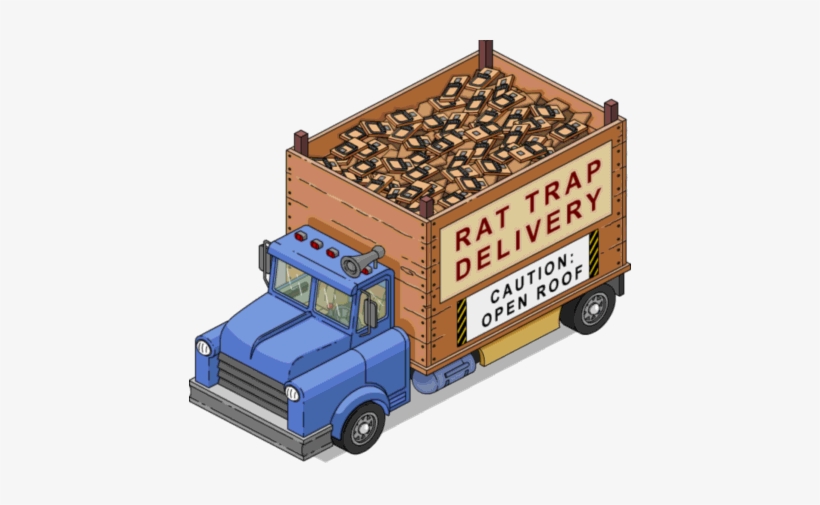 Rat Trap Delivery Truck, transparent png download