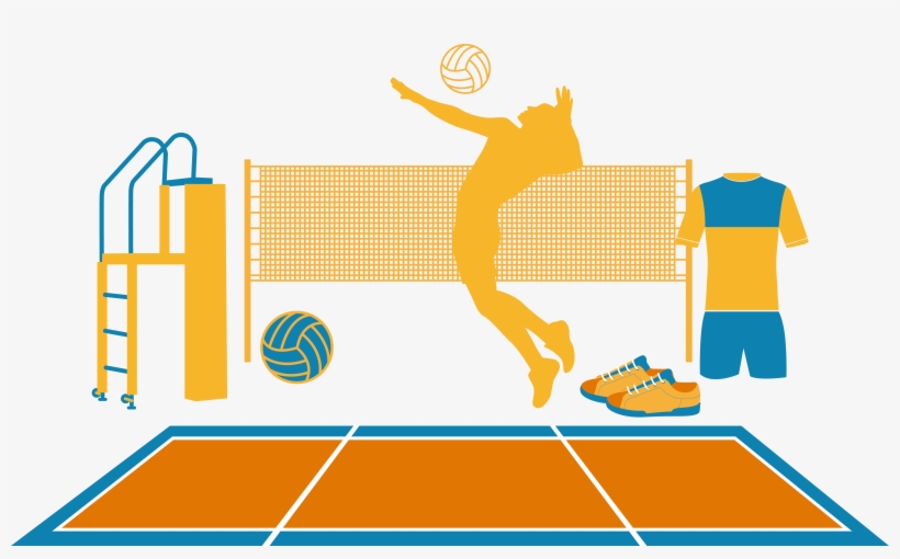 Volleyball Vecteur Euclidean Vector - Volleyball, transparent png download