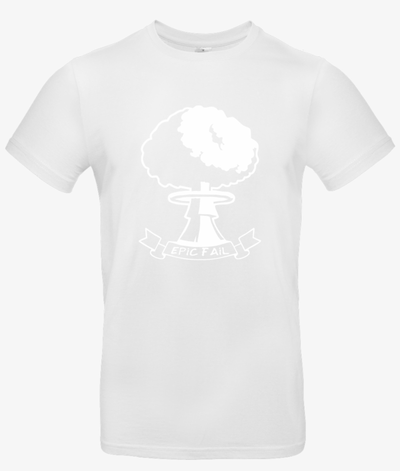 Epic Fail T-shirt B&c Exact - White Blank T Shirts, transparent png download