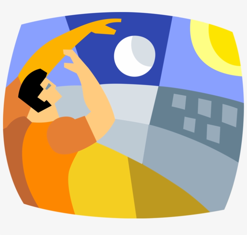 Vector Illustration Of Sport Of Beach Volleyball Player - Word, transparent png download