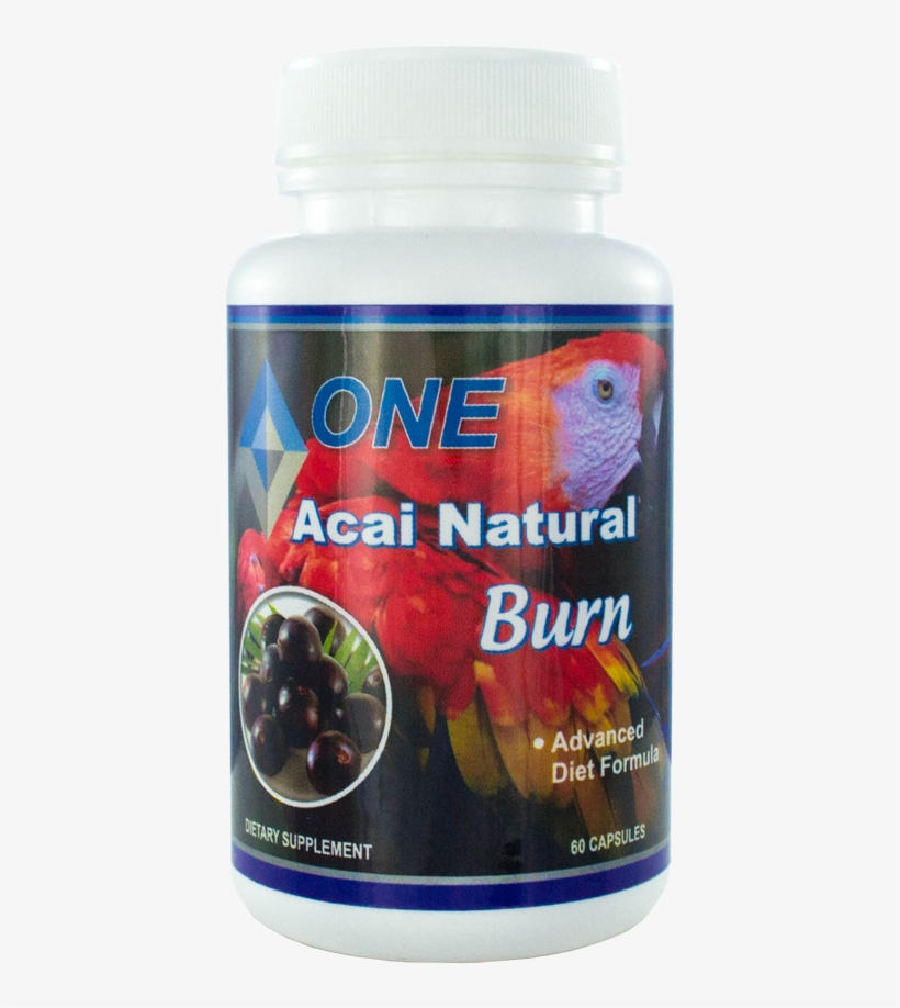 Acai Natural Burn 60 Capsules - Acai Berry, transparent png download