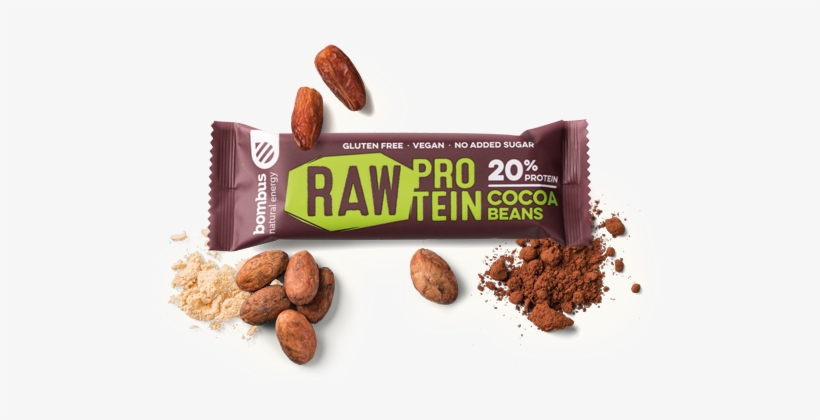 Bombus Raw Protein Banana Energy Bars 20 X 50 G, transparent png download
