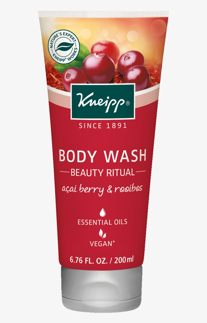 Acai Berry & Rooibos Body Wash - Kneipp Acai Berry & Rooibos Body Wash - Beauty, transparent png download