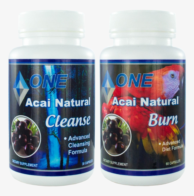 Natural Cleanse And Burn Weight Loss Support - Acai Berry, transparent png download