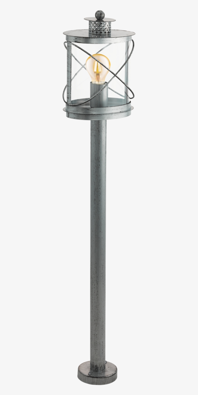 Hilburn1 Outdoor Lampost Tall Silver - Eglo 94868 - Oświetlenie Zewnętrzne Hilburn 1 1xe27/60w/230v, transparent png download