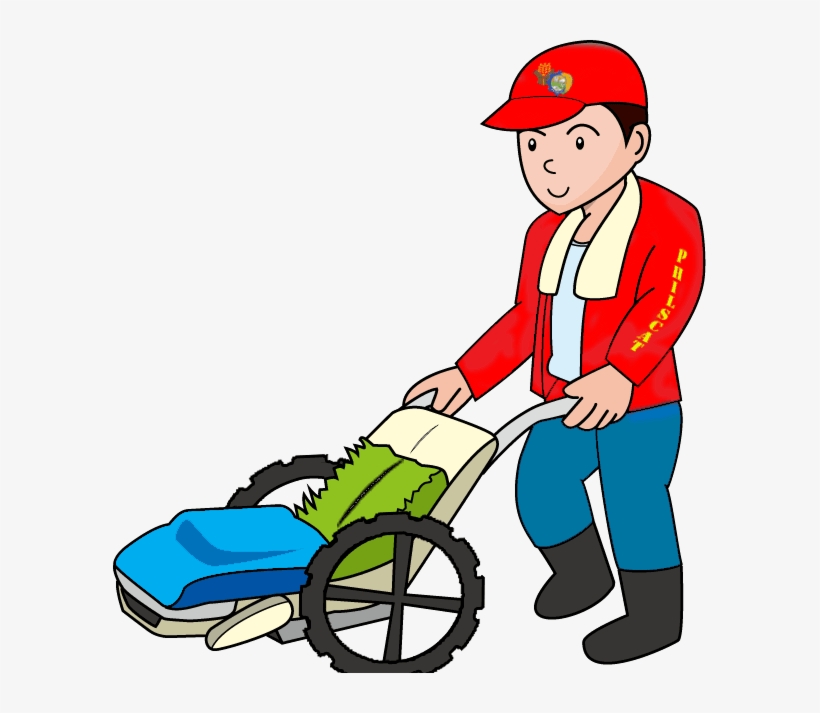 The Efficient Production Of Rice Is Very Significant - Rice Transplanter Cartoon, transparent png download