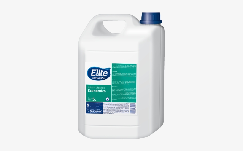 Jabón Granel Económico 5 Litros X2 - Jabon Elite, transparent png download