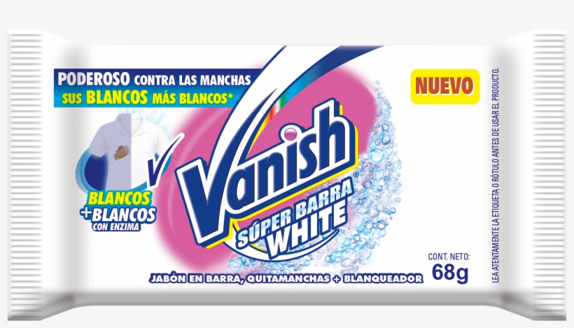 Vanish® Súper Barra White 68g - Vanish Oxi Action, transparent png download