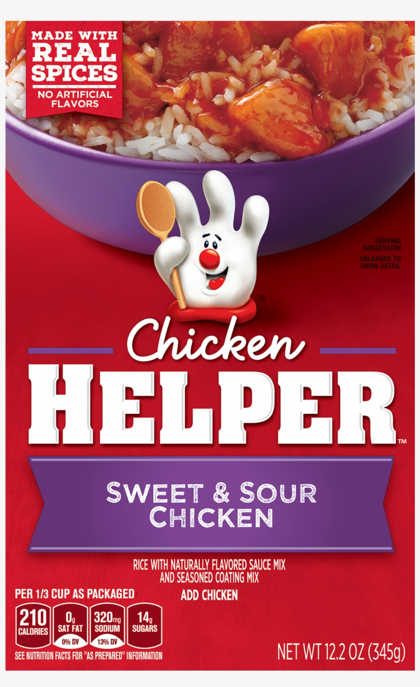 Chicken Helper Rice With Sauce Mix And Seasoned Coating - Tuna Helper, transparent png download
