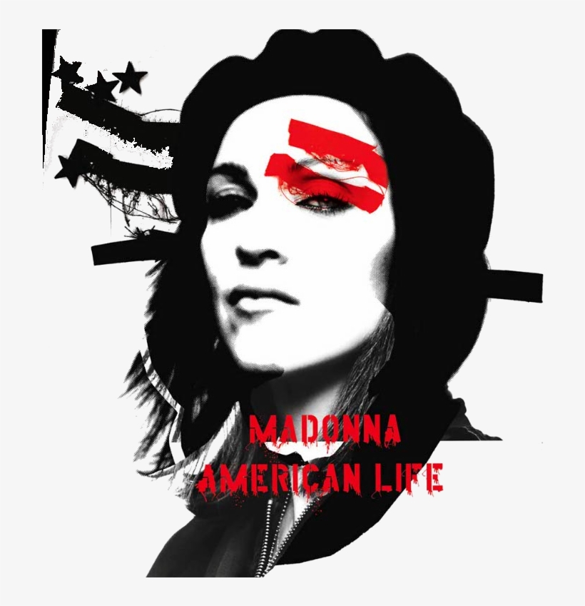American Life - Png - Madonna American Life Album Cover, transparent png download