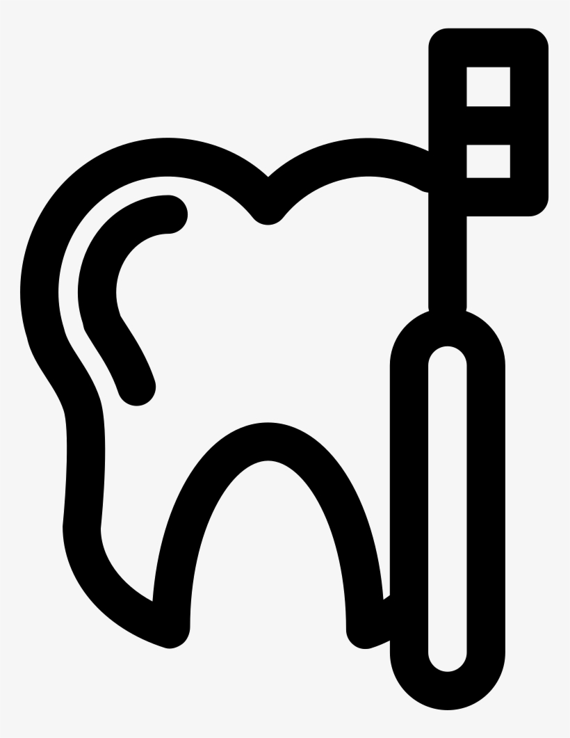 Tooth And Dentist Tool Outlines Comments - Odontologo Icono, transparent png download