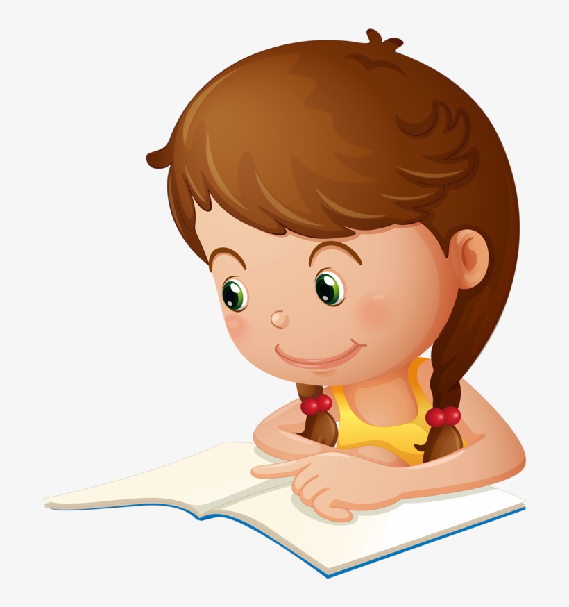 Фотки Diario Escolar, Rutinas Escolares, Niños Leyendo, - Kitap Okuyan Kız Çocuk, transparent png download