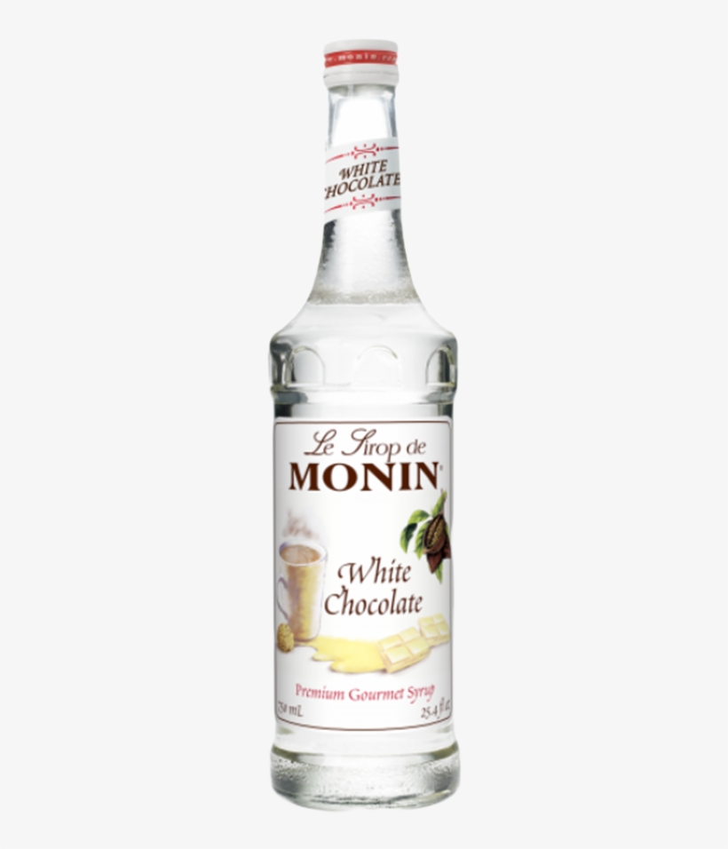 White Chocolate Syrup 750 Ml Bottle - Monin White Chocolate Syrup - 1l Case Of 4, transparent png download