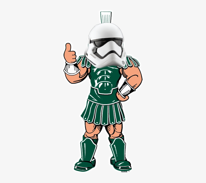 Custom Car Decals Strike Back Blog Ii - Michigan State Mascot, transparent png download