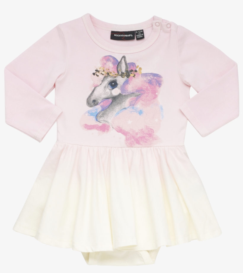 Rock Your Baby Rainbow Brumby Dress - Girl, transparent png download