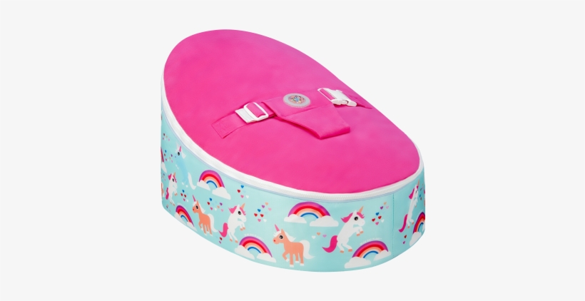 Turquoise Unicorns Baby Bean Bag - Unicorn Baby Bean Bag, transparent png download