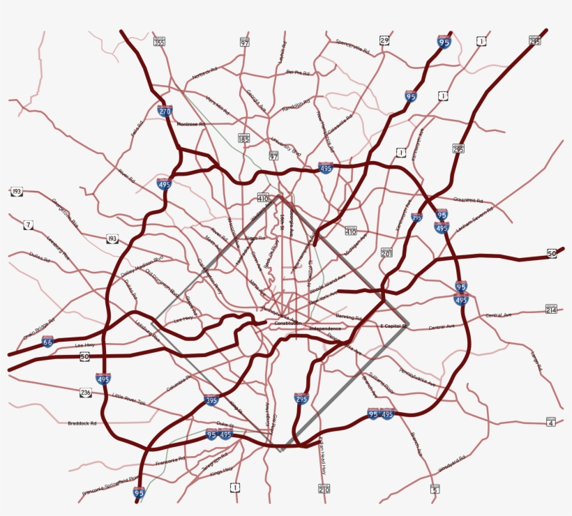 Open - Roads Map Png, transparent png download