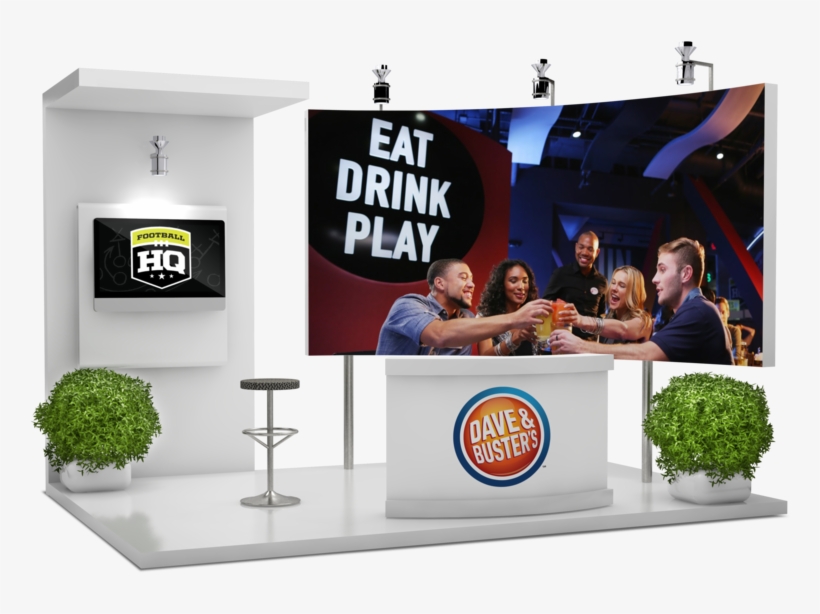 Dave & Busters Trade Show Booth 2 - Audition, transparent png download