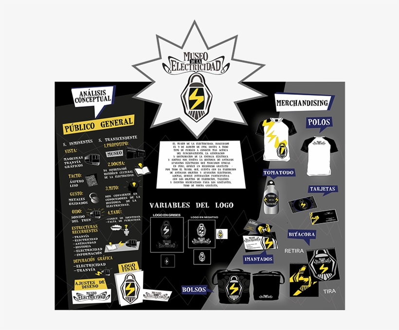 Linea Grafica Y Merchandising Museo De La Electricidad - Emblem, transparent png download
