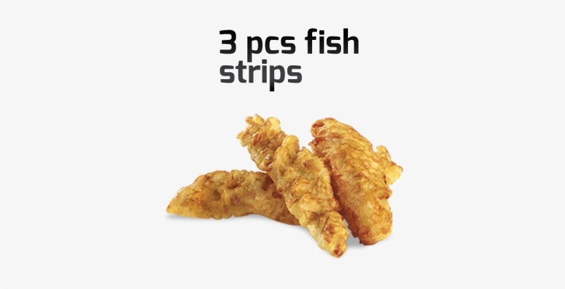 3 Pice Fish Strips - Crispy Fish Rice Box, transparent png download